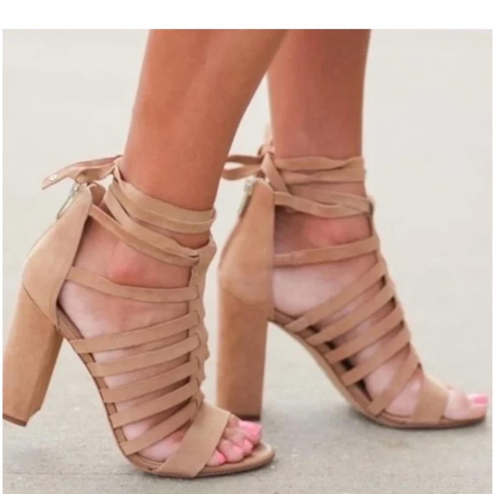 Sam Edelman Yarina Suede Block Heels - NWOT